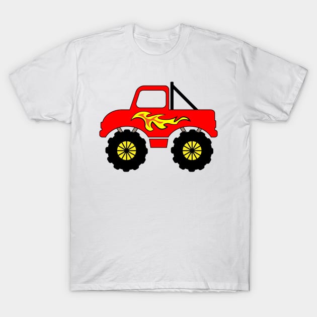 Monster trucks for kids T-Shirt by IDesign23